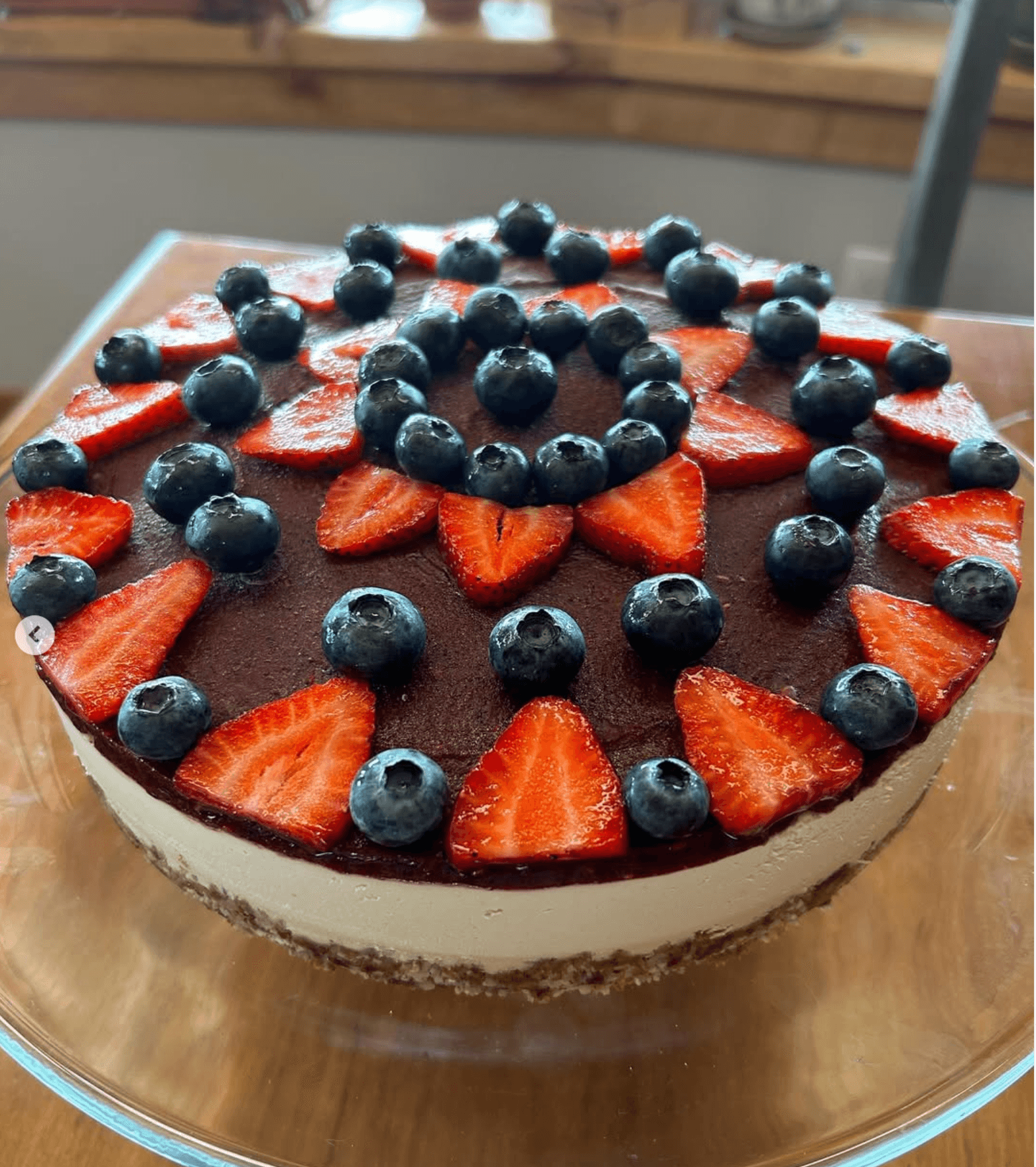 Celestial Chocolate Cake with Galaxy Mirror Glaze